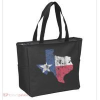 Retro Texas Flag Map Tote Bag thumb 2