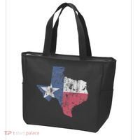 Retro Texas Flag Map Tote Bag thumb 3