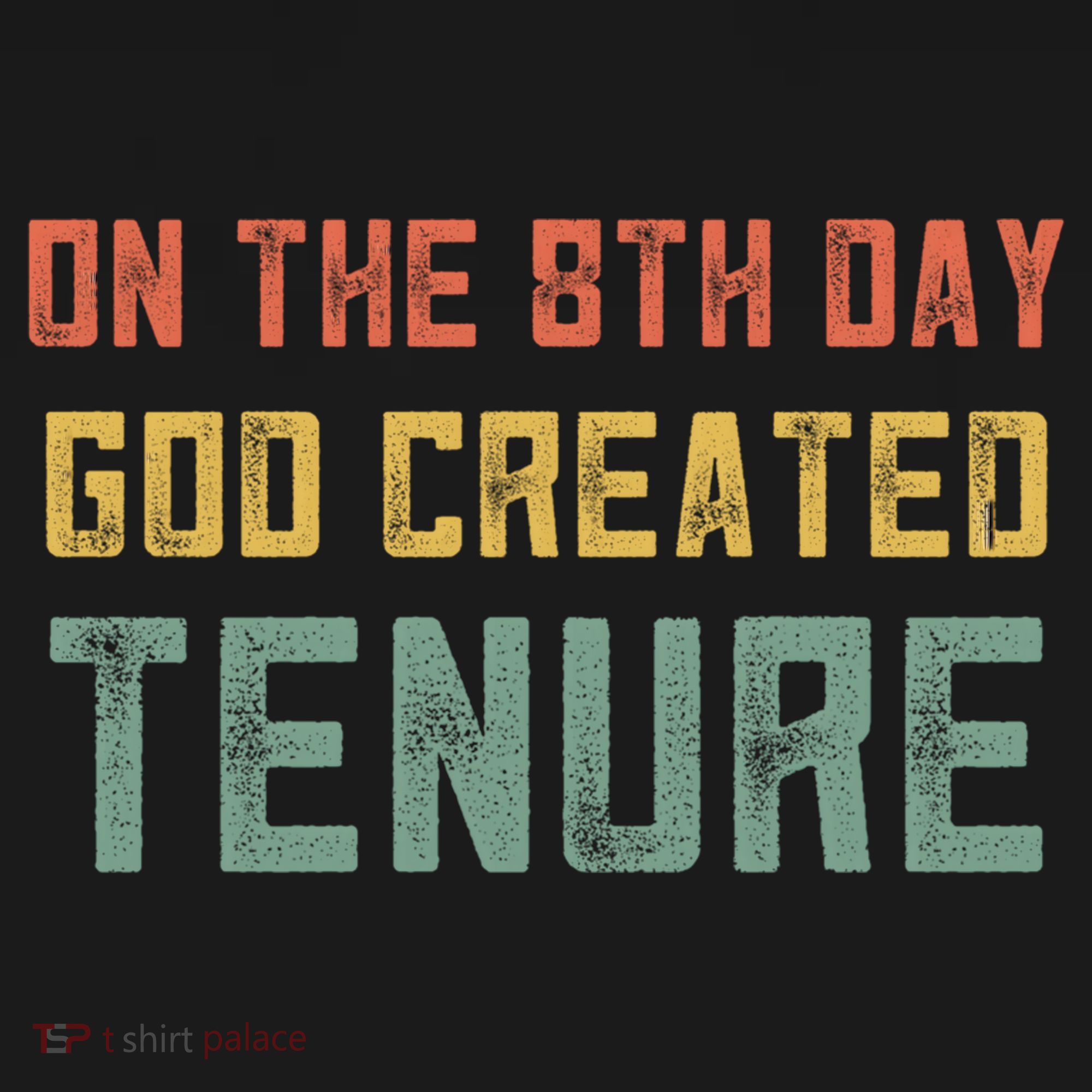 Retro Tenure Funny Gift For Teachers On The 8th Day God Created Gift Women's Hoodie