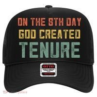 Retro Tenure Funny Gift For Teachers On The 8th Day God Created Gift Hat thumb 0