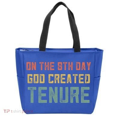 Retro Tenure Funny Gift For Teachers On The 8th Day God Created Gift Tote Bag