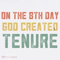 Retro Tenure Funny Gift For Teachers On The 8th Day God Created Gift Comfort Colors Garment-Dyed Hooded Sweatshirt thumb 2