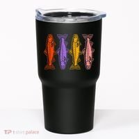 Rainbow Trout Fish Retro 80s Tumbler thumb 0