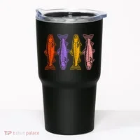 Rainbow Trout Fish Retro 80s Tumbler thumb 0