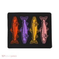Rainbow Trout Fish Retro 80s Mousepad thumb 0