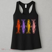 Rainbow Trout Fish Retro 80s Women's Tank Top thumb 3