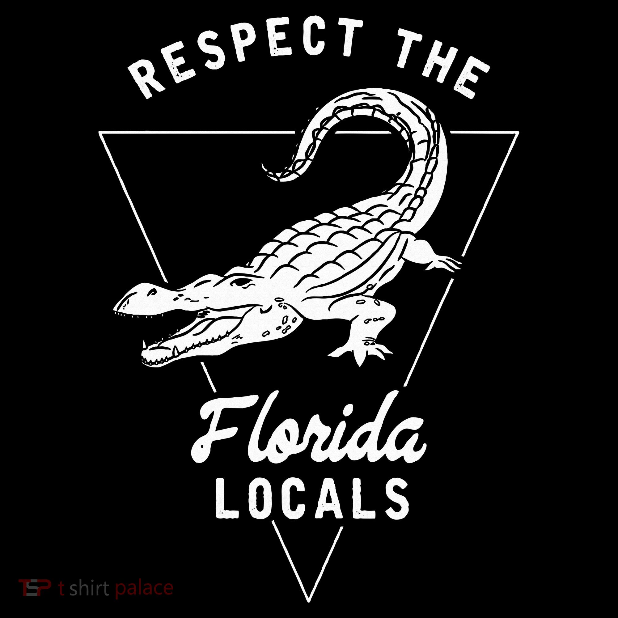 Respect The Florida Locals Alligator Funny Gator Women's Hoodie