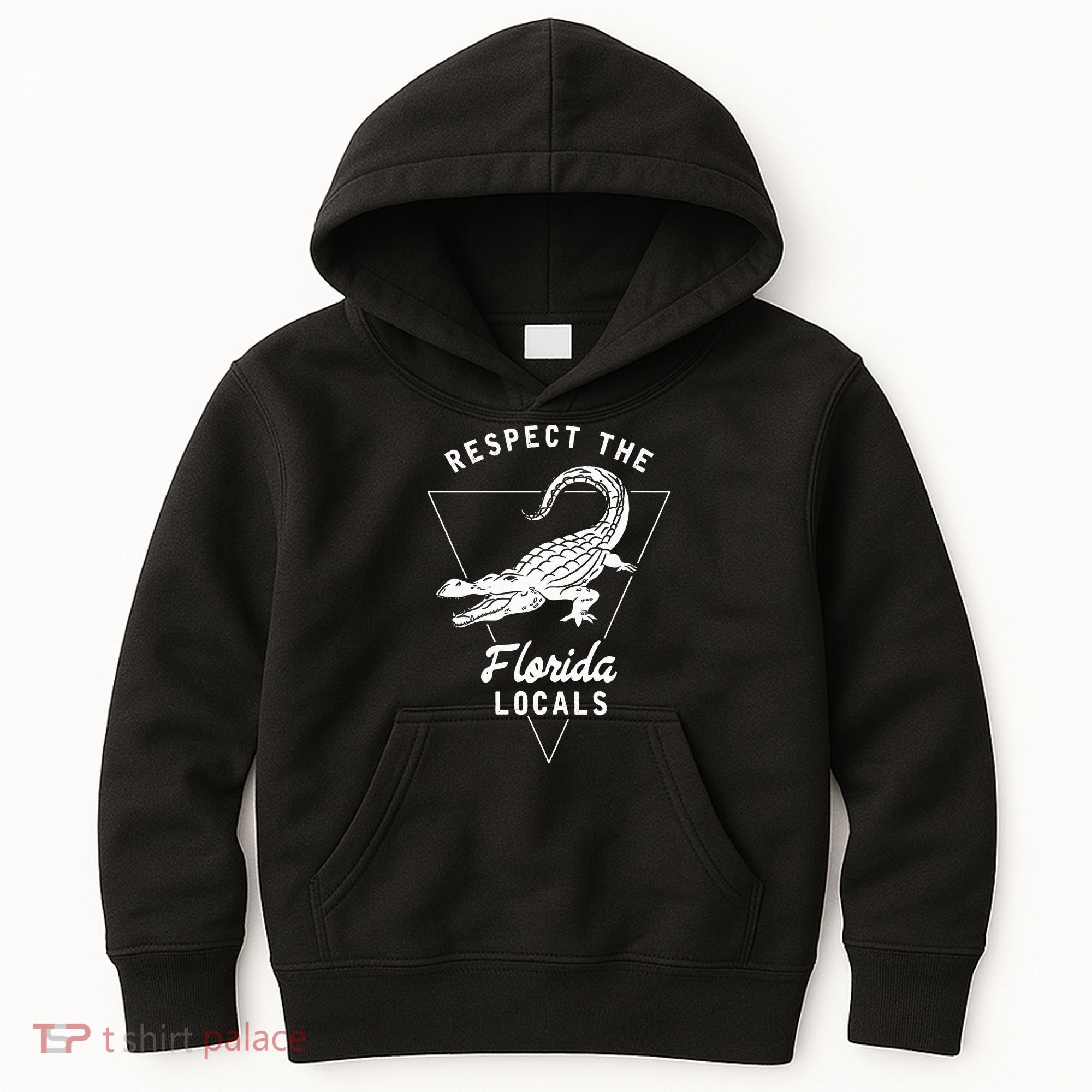Respect The Florida Locals Alligator Funny Gator Kids Hoodie