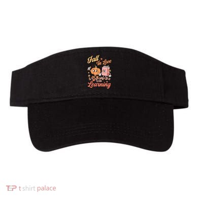 Retro Teacher Fall In Love With Learning Autumn Thanksgiving Visor