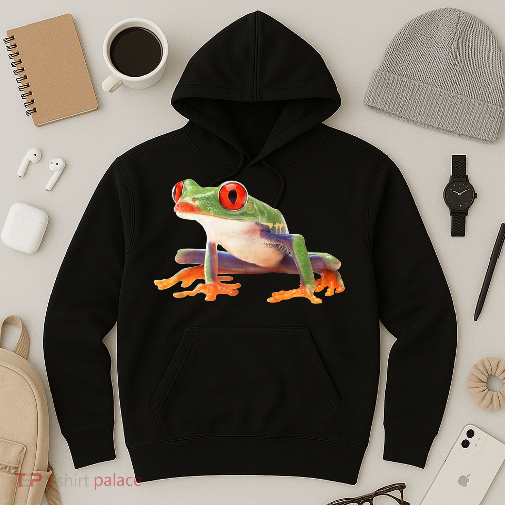 Redeyed Tree Frog Clothing Apparel Agalychnis Callidryas Hoodie