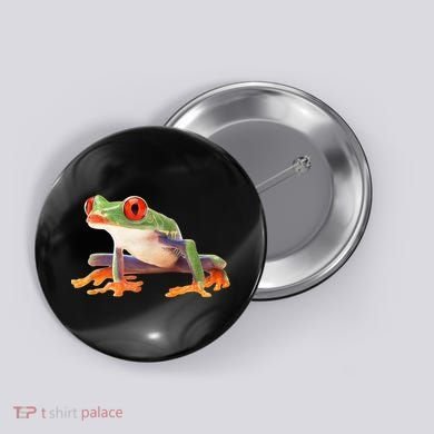Redeyed Tree Frog Clothing Apparel Agalychnis Callidryas Button