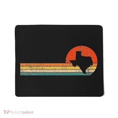 Retro Texas Funny Texas Home Texas Roots Vintage Mousepad