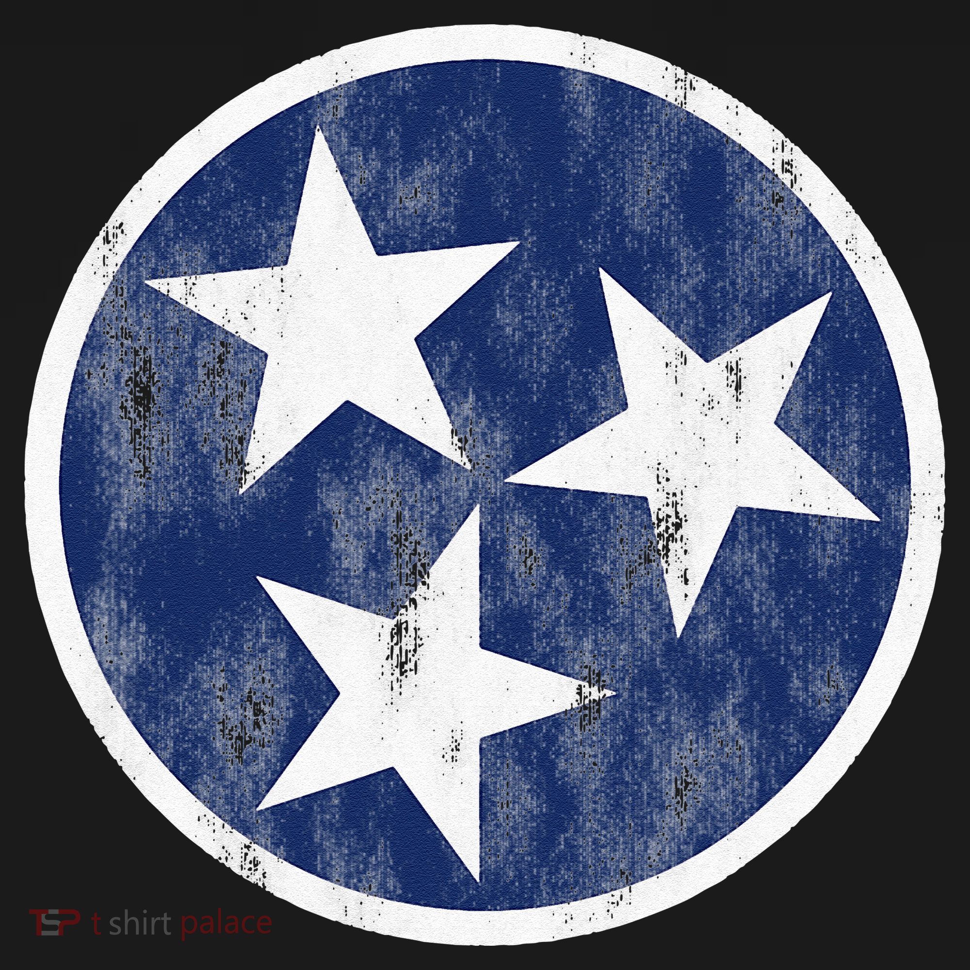 Retro Tennessee Flag Star Logo Volunteer State Nashville TN Sweatshirt
