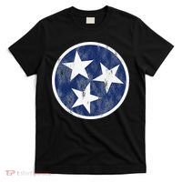 Retro Tennessee Flag Star Logo Volunteer State Nashville TN T-Shirt thumb 0