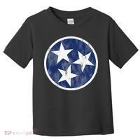 Retro Tennessee Flag Star Logo Volunteer State Nashville TN Toddler T-Shirt thumb 0