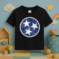 Retro Tennessee Flag Star Logo Volunteer State Nashville TN Toddler T-Shirt thumb 3