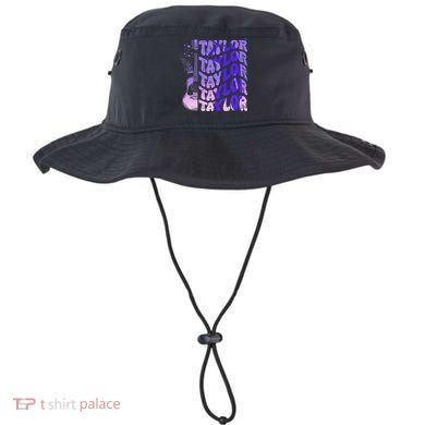 Retro Taylor First Name Vintage Taylor Name Groovy Bucket Hat