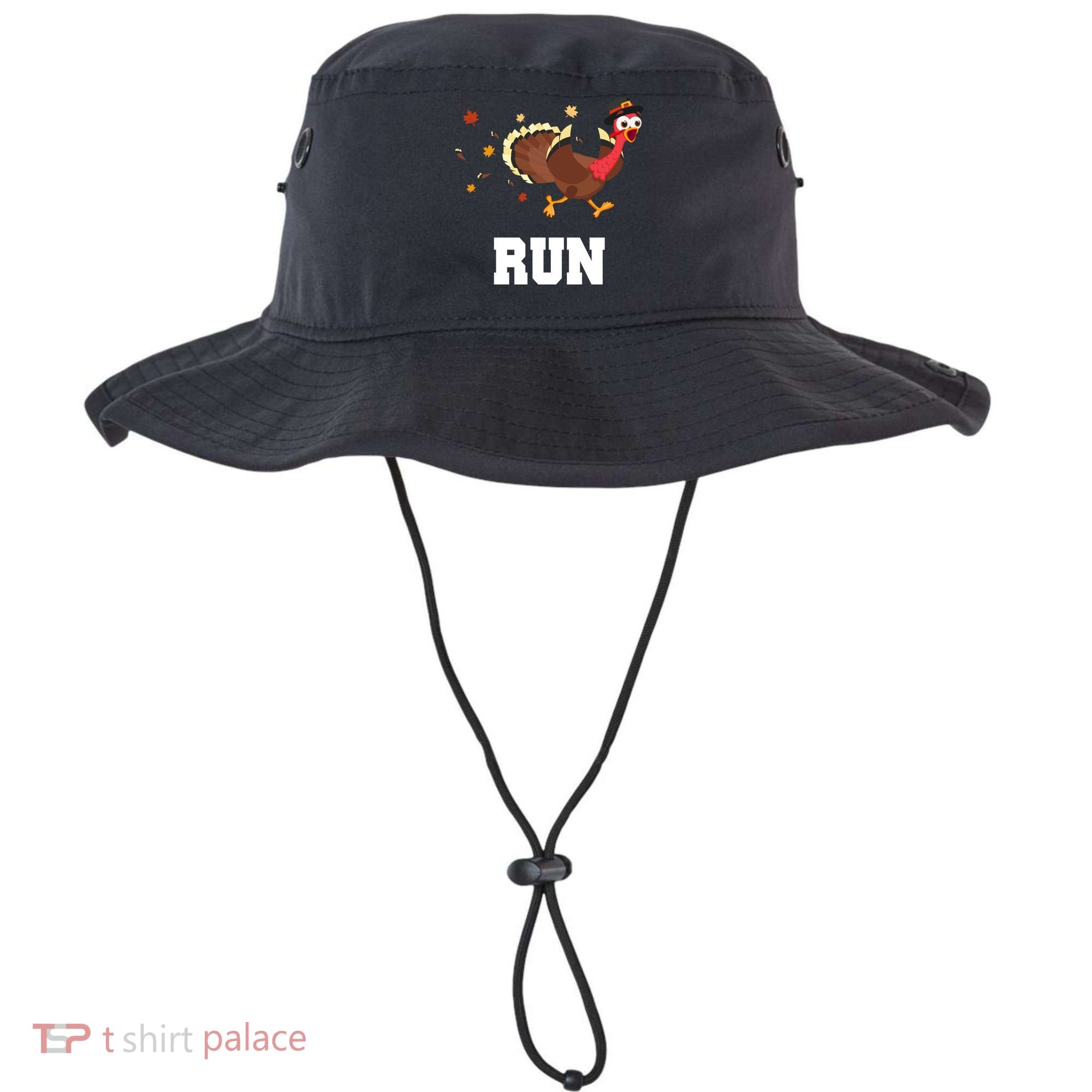 Run Turkey Funny Thanksgiving Bucket Hat