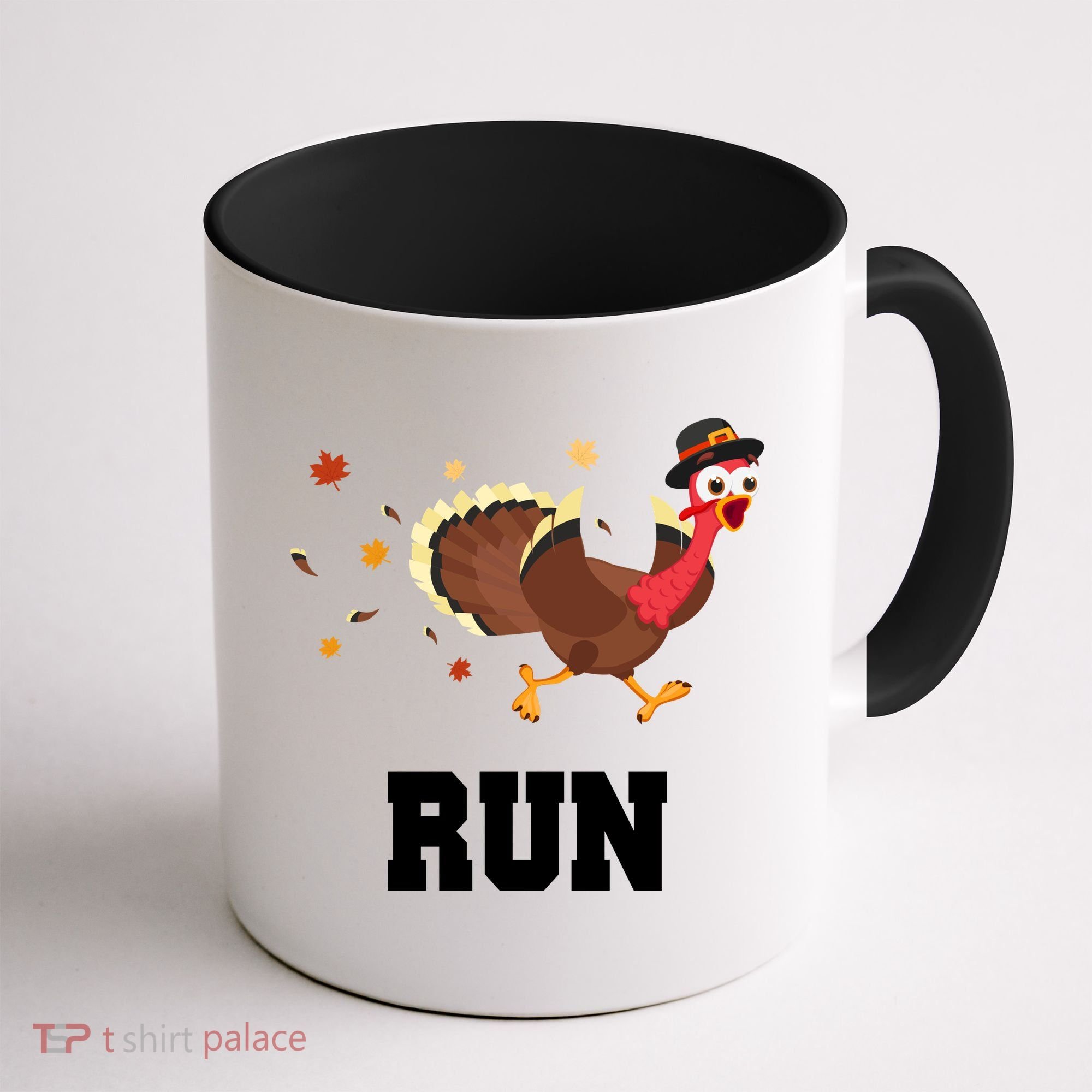 Run Turkey Funny Thanksgiving Coffee Mug