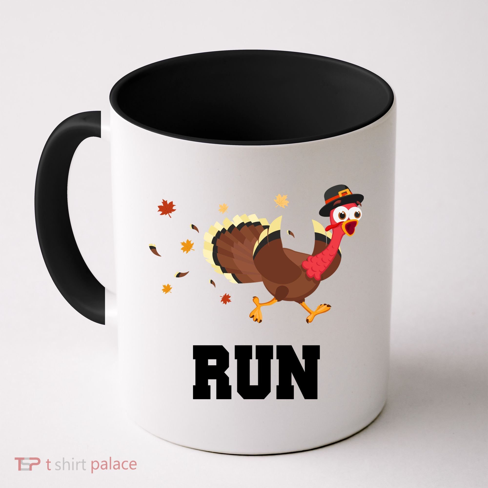 Run Turkey Funny Thanksgiving Coffee Mug