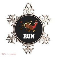 Run Turkey Funny Thanksgiving Ornament thumb 0
