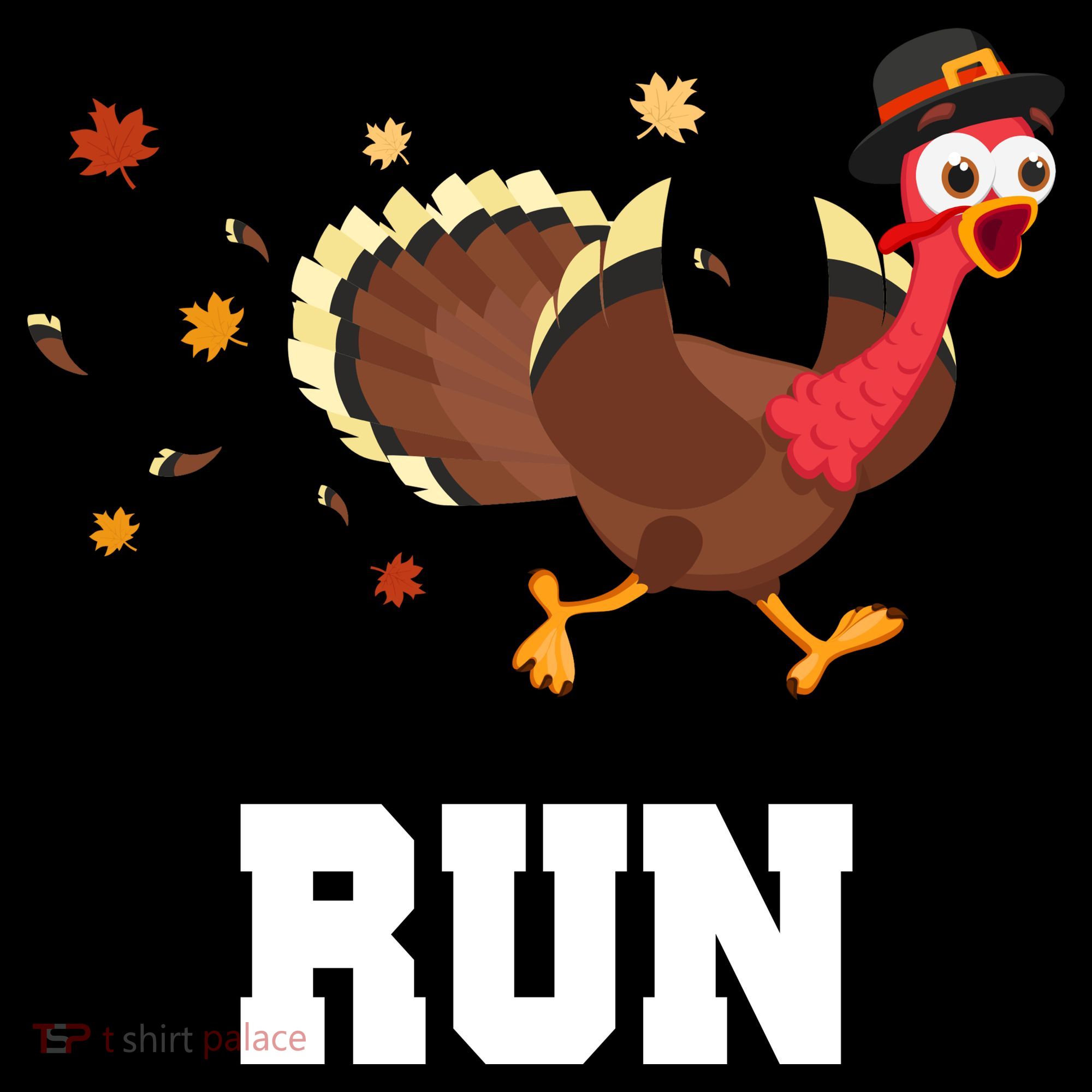 Run Turkey Funny Thanksgiving Ornament