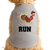 Run Turkey Funny Thanksgiving Doggie Tank thumb 0