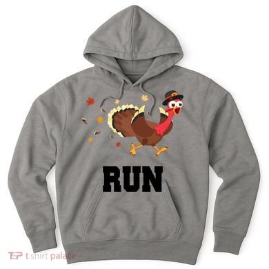 Run Turkey Funny Thanksgiving Hoodie