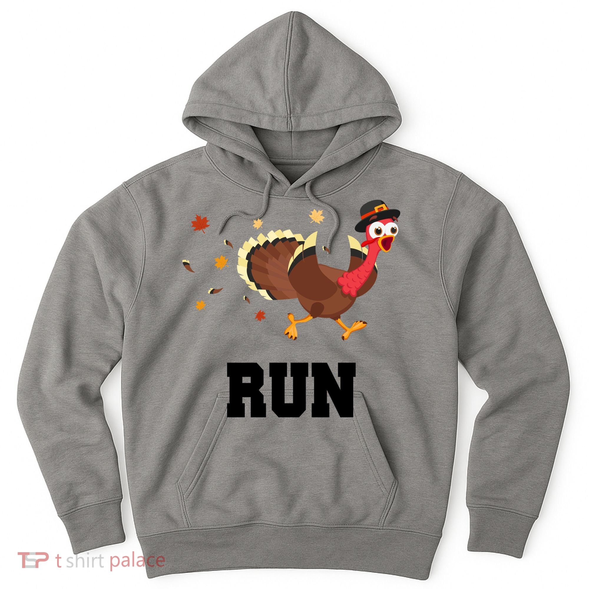 Run Turkey Funny Thanksgiving Hoodie
