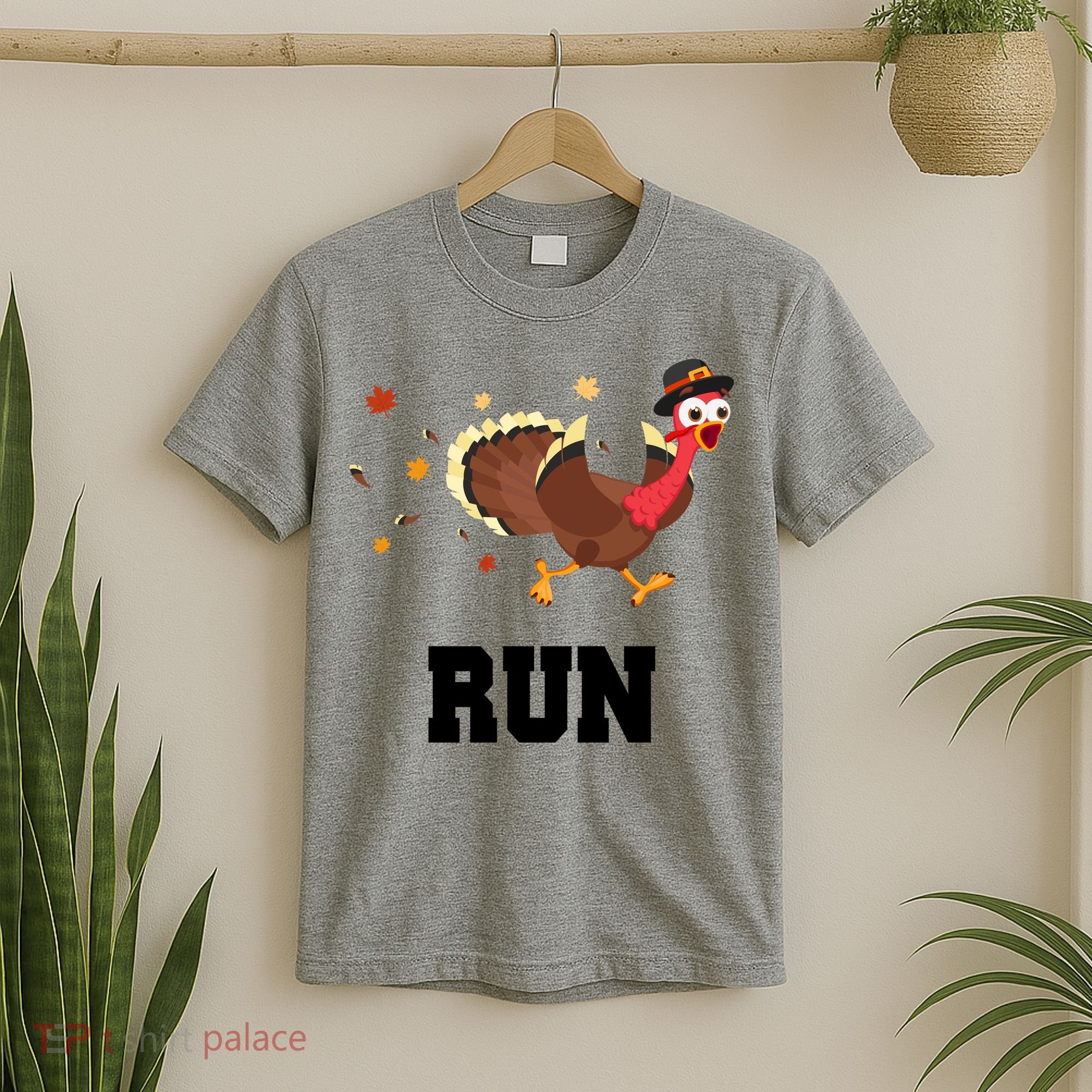 Run Turkey Funny Thanksgiving T-Shirt