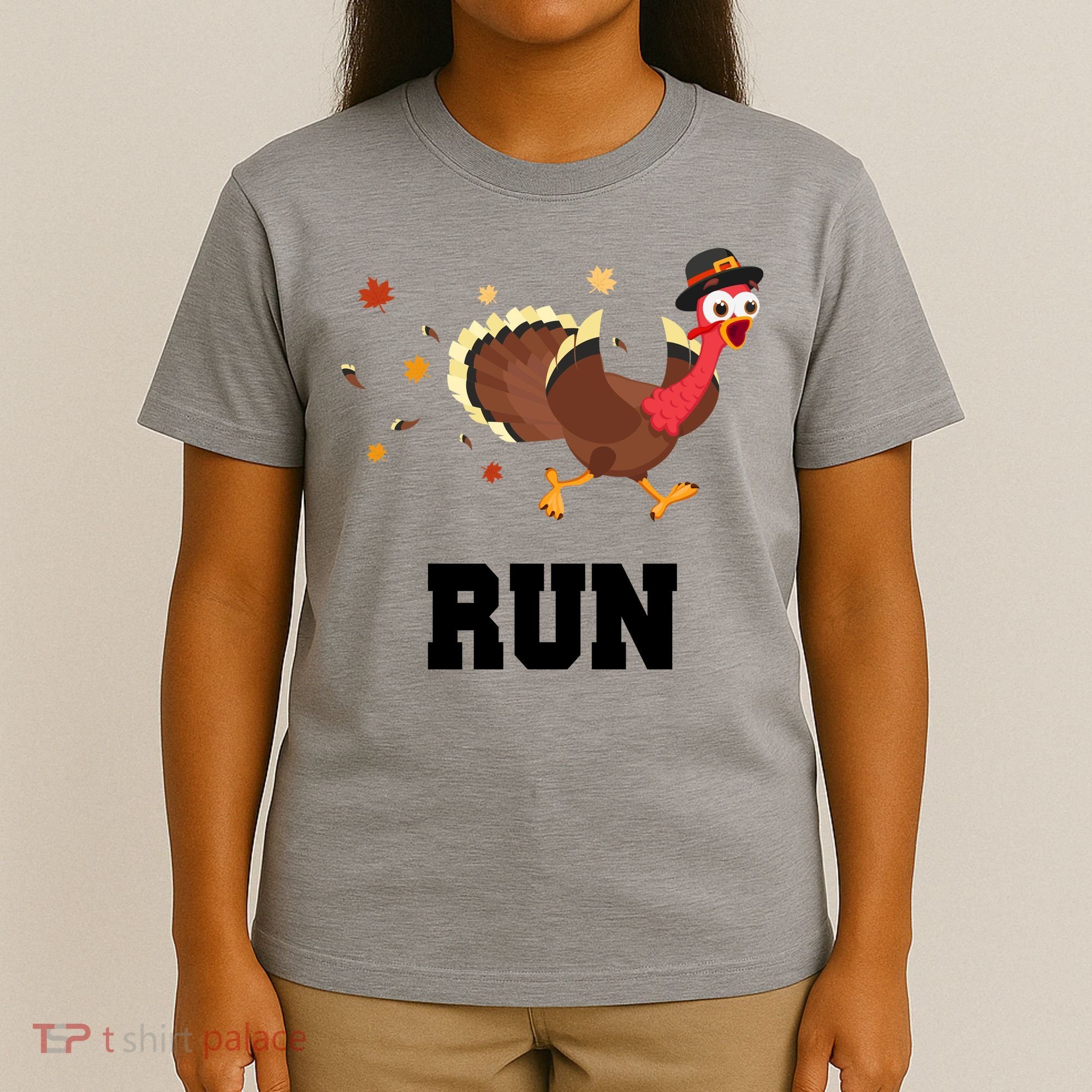 Run Turkey Funny Thanksgiving T-Shirt