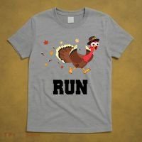 Run Turkey Funny Thanksgiving T-Shirt thumb 5