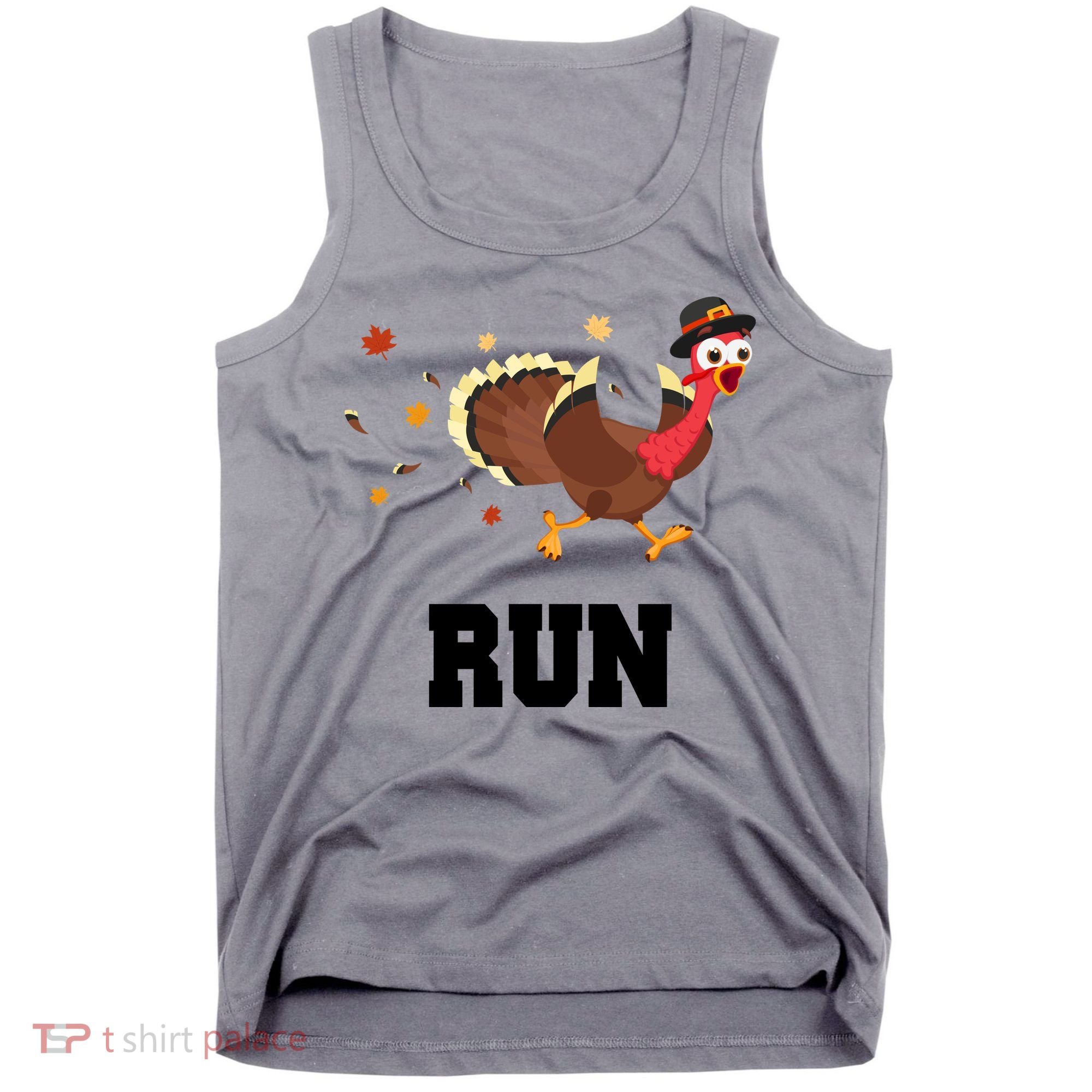 Run Turkey Funny Thanksgiving Tank Top