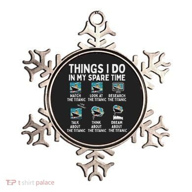 Rms Titanic Funny Things I Do In My Spare Time Birthday Ornament