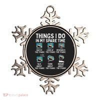 Rms Titanic Funny Things I Do In My Spare Time Birthday Ornament thumb 0