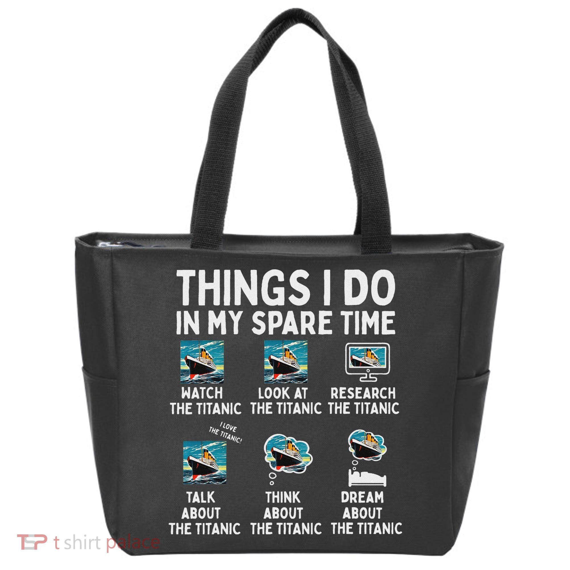 Rms Titanic Funny Things I Do In My Spare Time Birthday Tote Bag