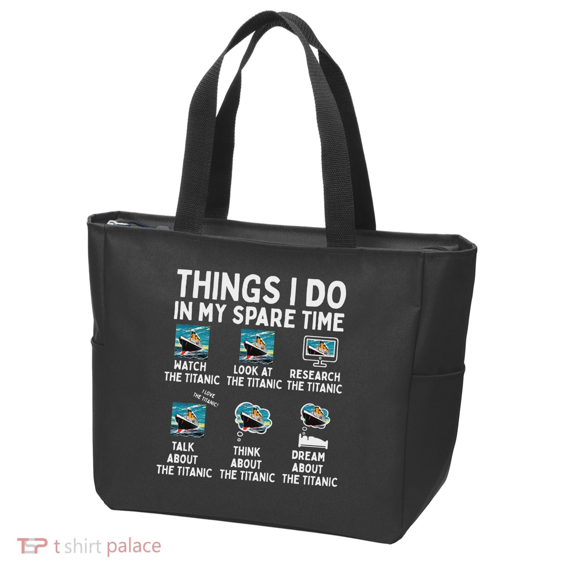 Rms Titanic Funny Things I Do In My Spare Time Birthday Tote Bag