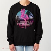 Retro Tropic Flamingo Women's Sweatshirt thumb 0