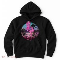 Retro Tropic Flamingo Hoodie thumb 0