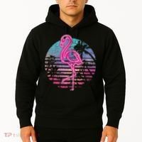 Retro Tropic Flamingo Hoodie thumb 2