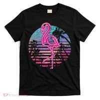 Retro Tropic Flamingo T-Shirt thumb 0