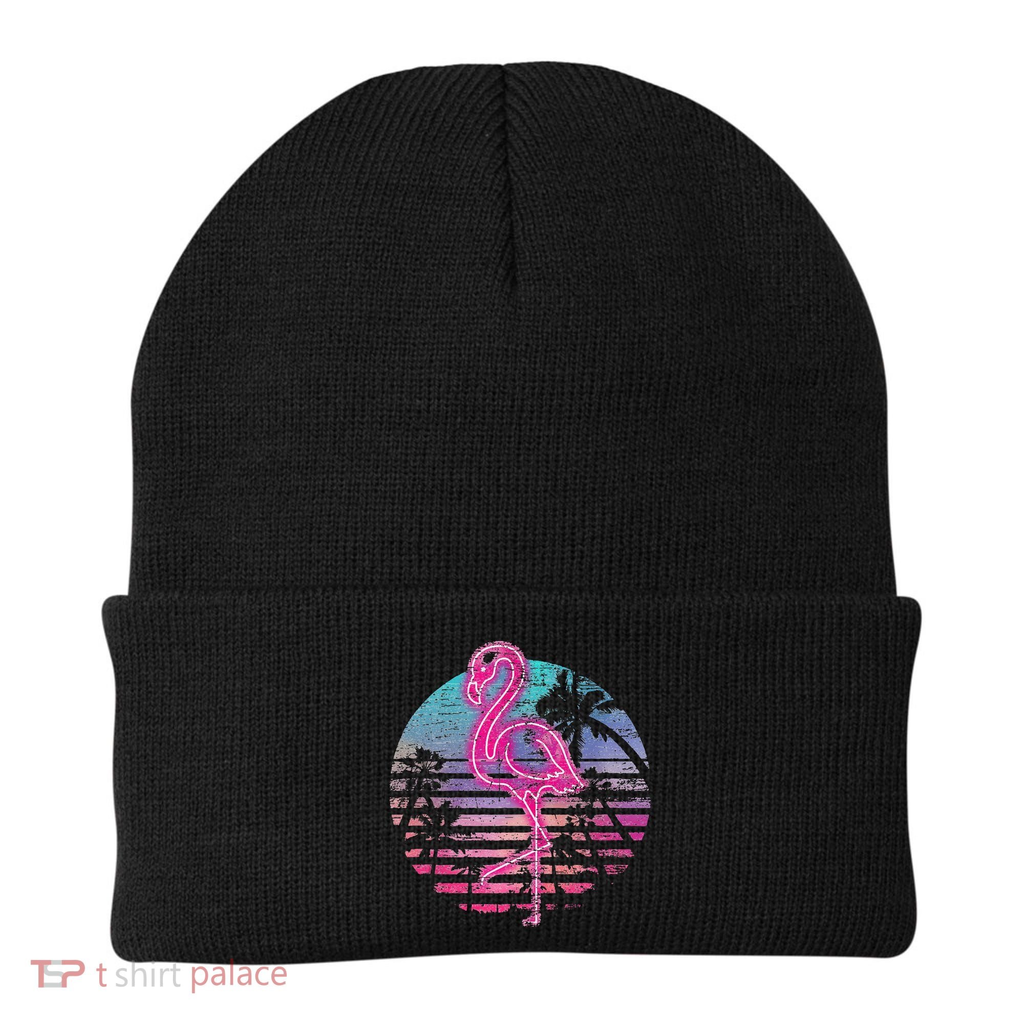 Retro Tropic Flamingo Beanie