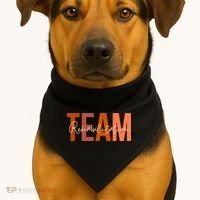 Rehab Team For Rehabilitation Matching Therapy Month USA-Made Doggie Bandana thumb 1
