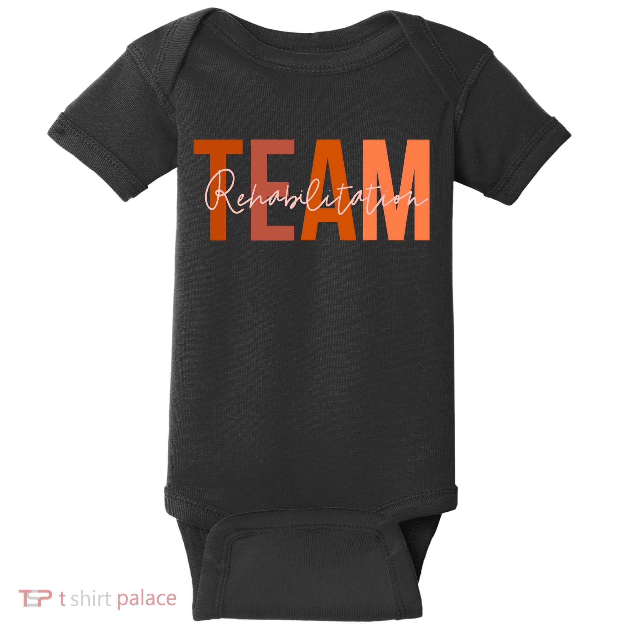 Rehab Team For Rehabilitation Matching Therapy Month Baby Bodysuit