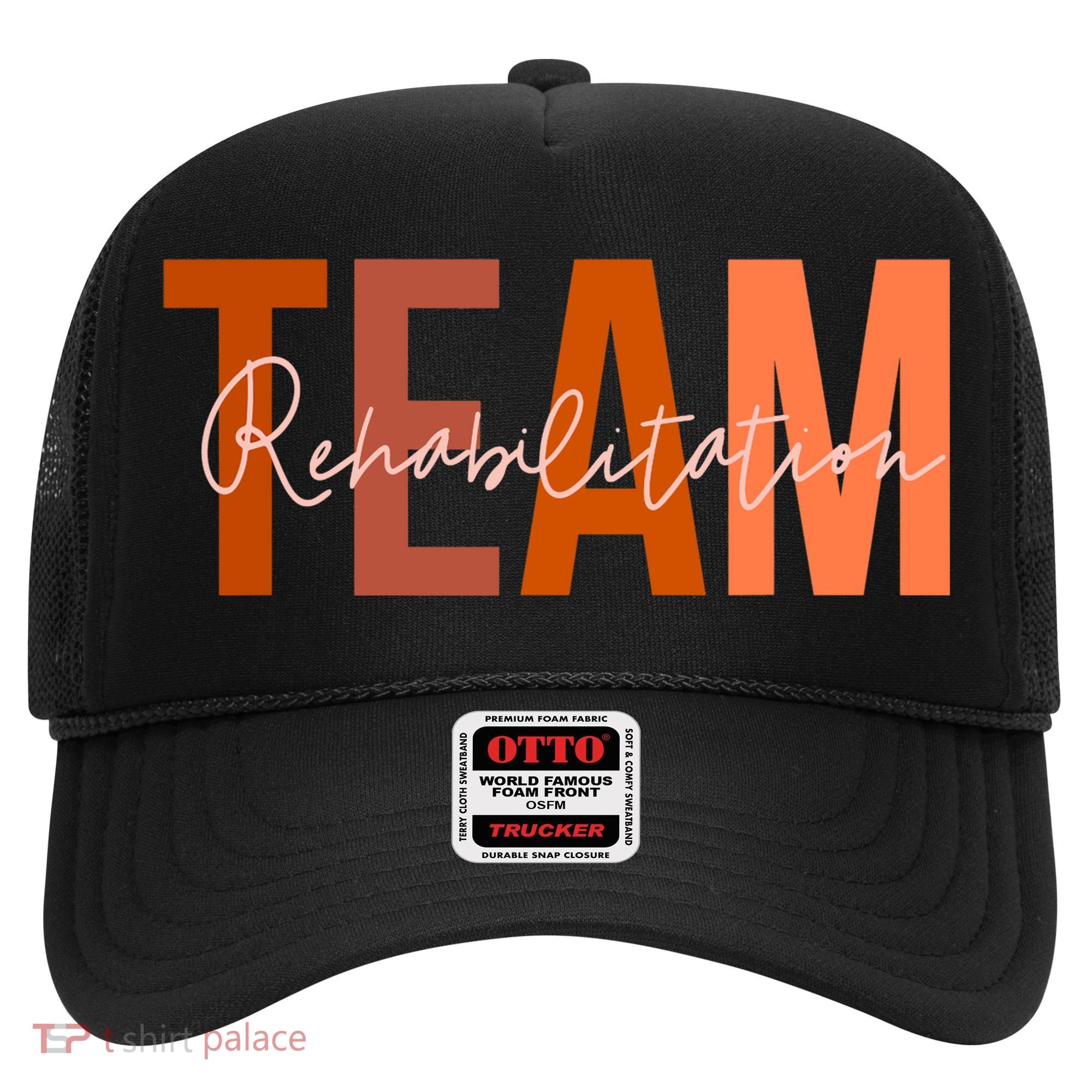 Rehab Team For Rehabilitation Matching Therapy Month Hat