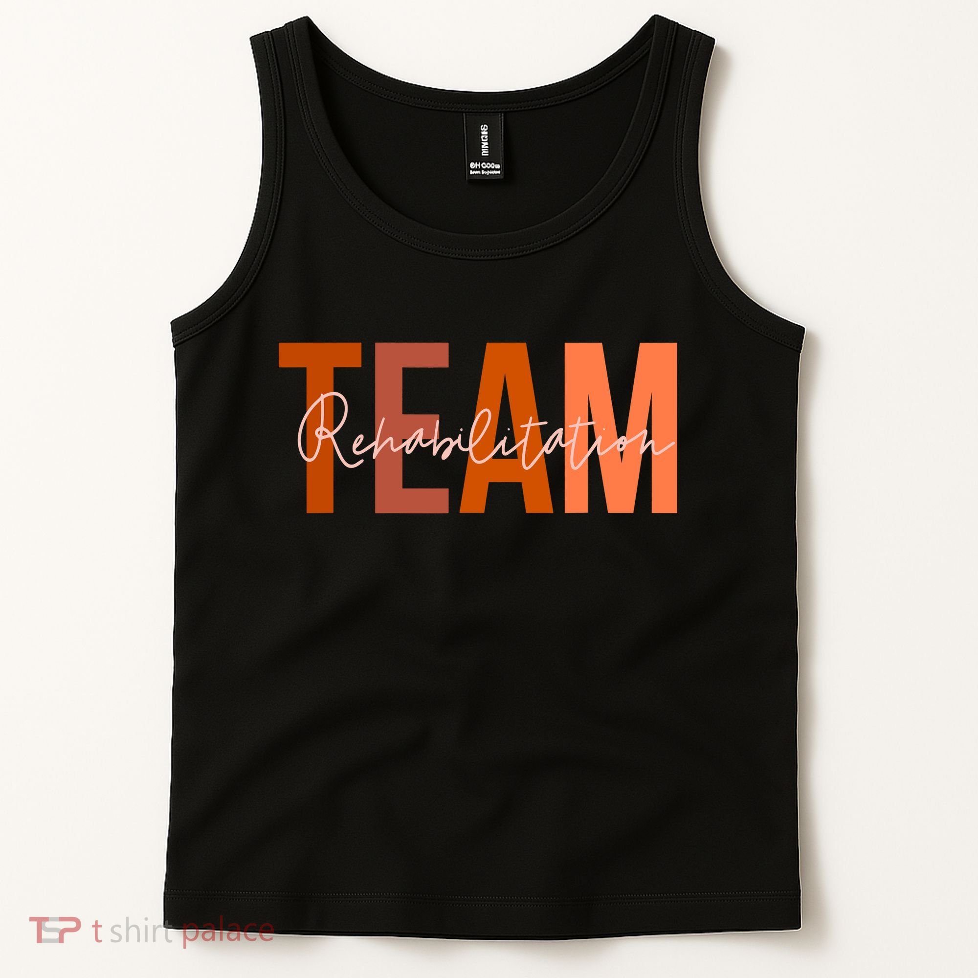 Rehab Team For Rehabilitation Matching Therapy Month Tank Top