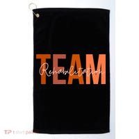 Rehab Team For Rehabilitation Matching Therapy Month Golf Towel thumb 0