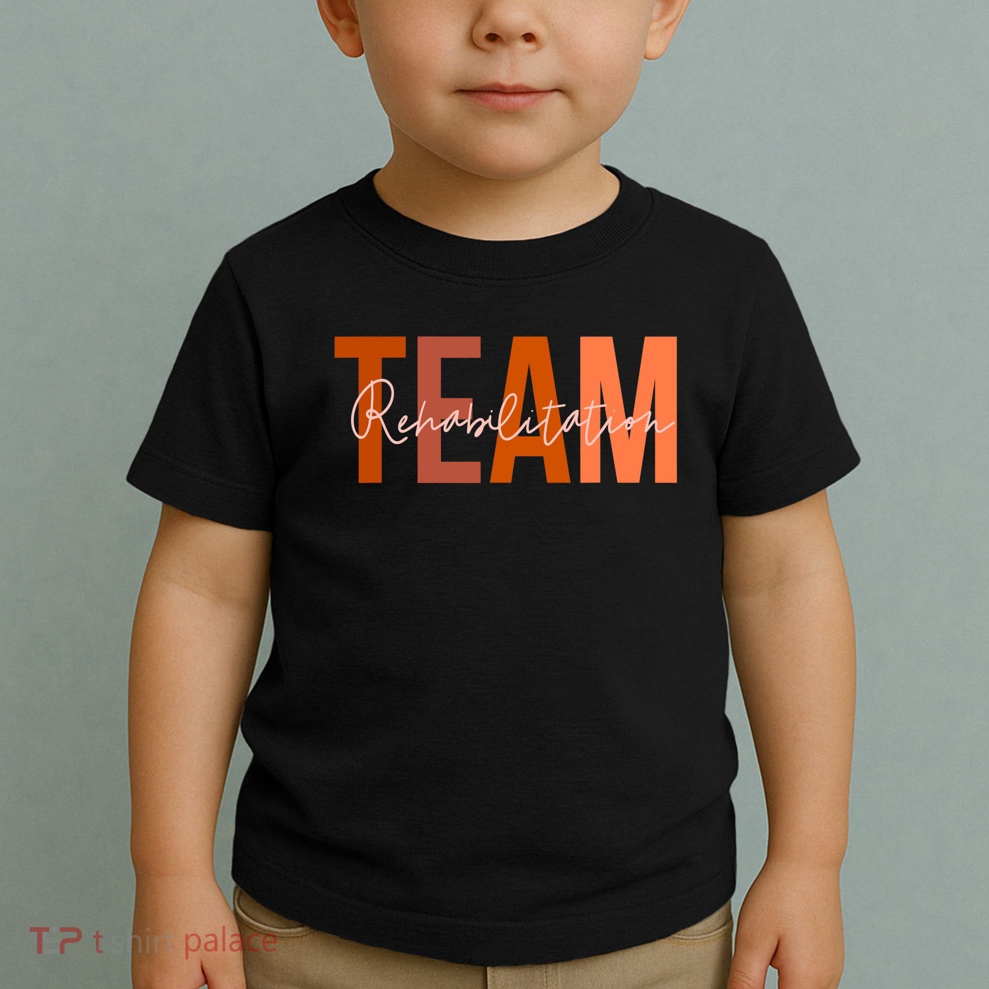 Rehab Team For Rehabilitation Matching Therapy Month Toddler T-Shirt