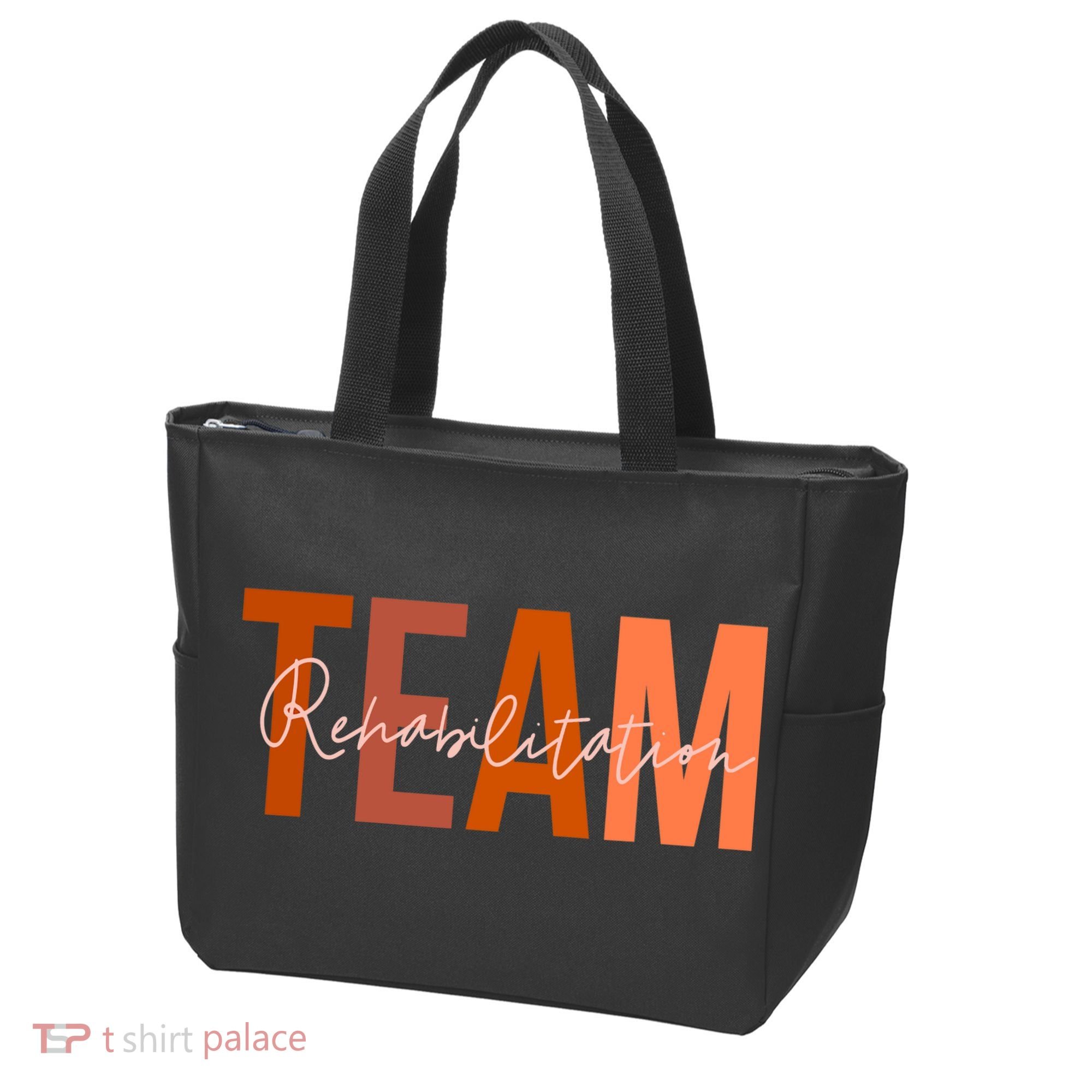 Rehab Team For Rehabilitation Matching Therapy Month Tote Bag