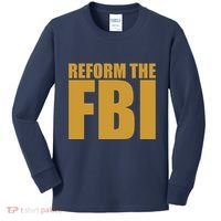 Reform The FBI Kids Long Sleeve Shirt thumb 0